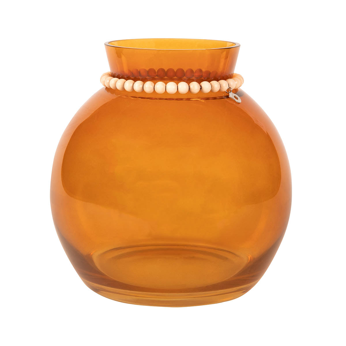 Kupla vase, large 22 cm, amber