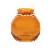 Kupla vase, 16 cm, amber