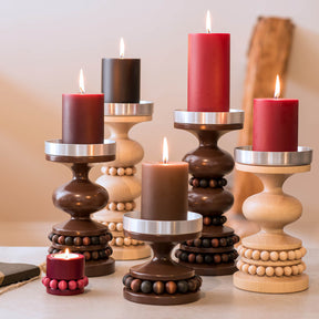 Ruustinna candleholder, dark brown