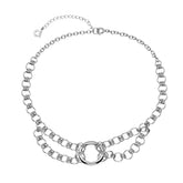 Mandartania choker necklace, silver