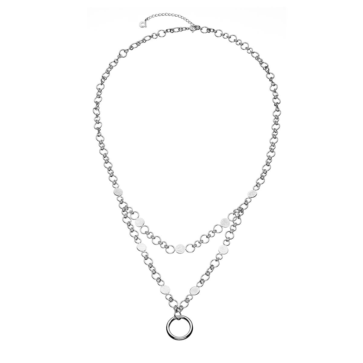 Mandartania necklace long, silver