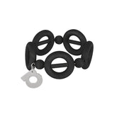 Minikassiopeia bracelet, black