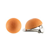 Nappi clip-on earrings, orange