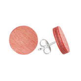 Nektariini earrings, watermelon red
