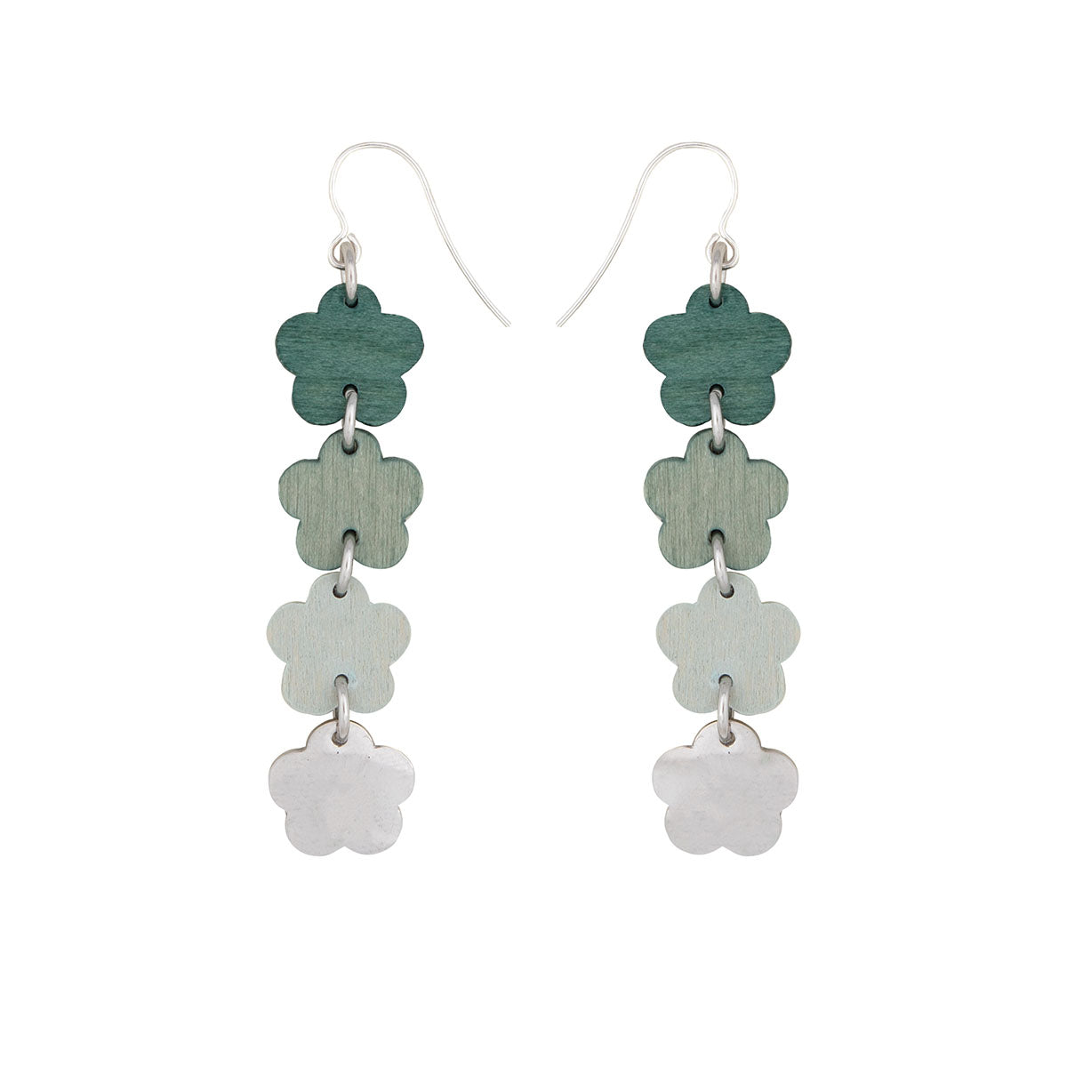 Niittylemmikki earrings, green