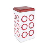 Nuppu coffee tin, red