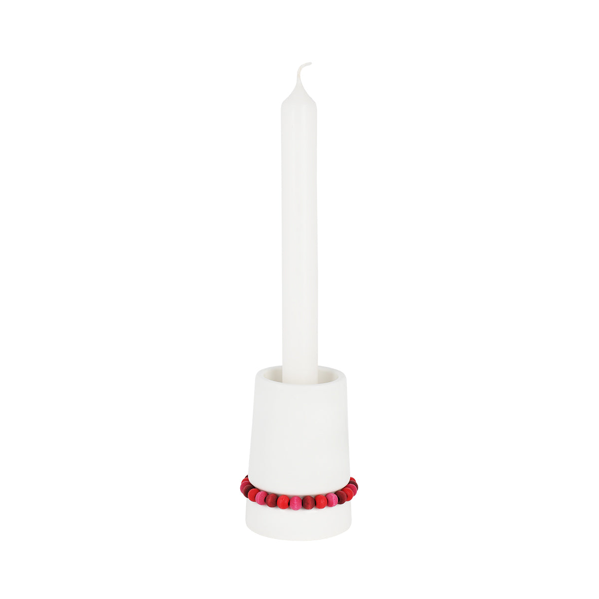 Nuppu candleholder, red, 9,5 cm