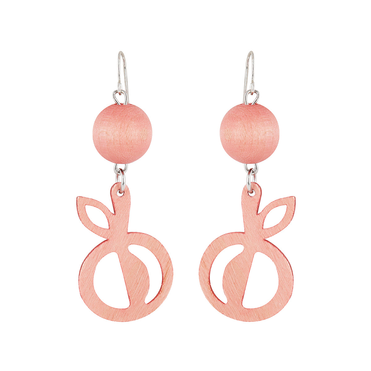 Omena earrings, pink