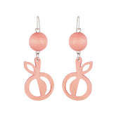 Omena earrings, pink