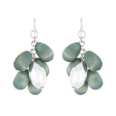 Papaija earrings, turquoise