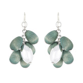 Papaija earrings, turquoise