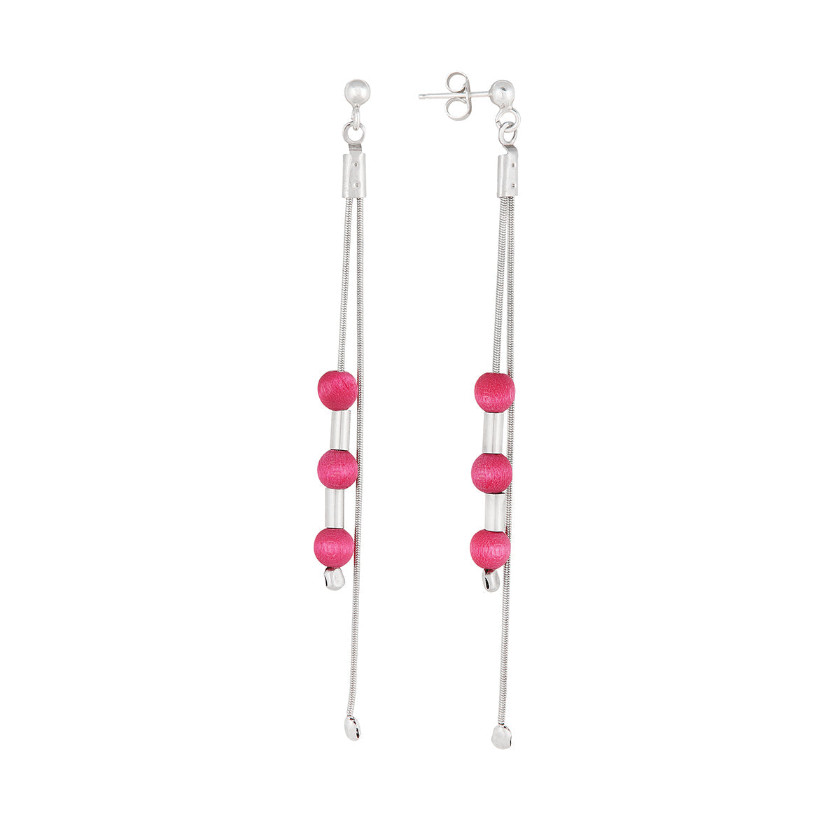 Pomelo earrings, pink