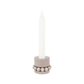 Prinsessa candleholder, wool brown