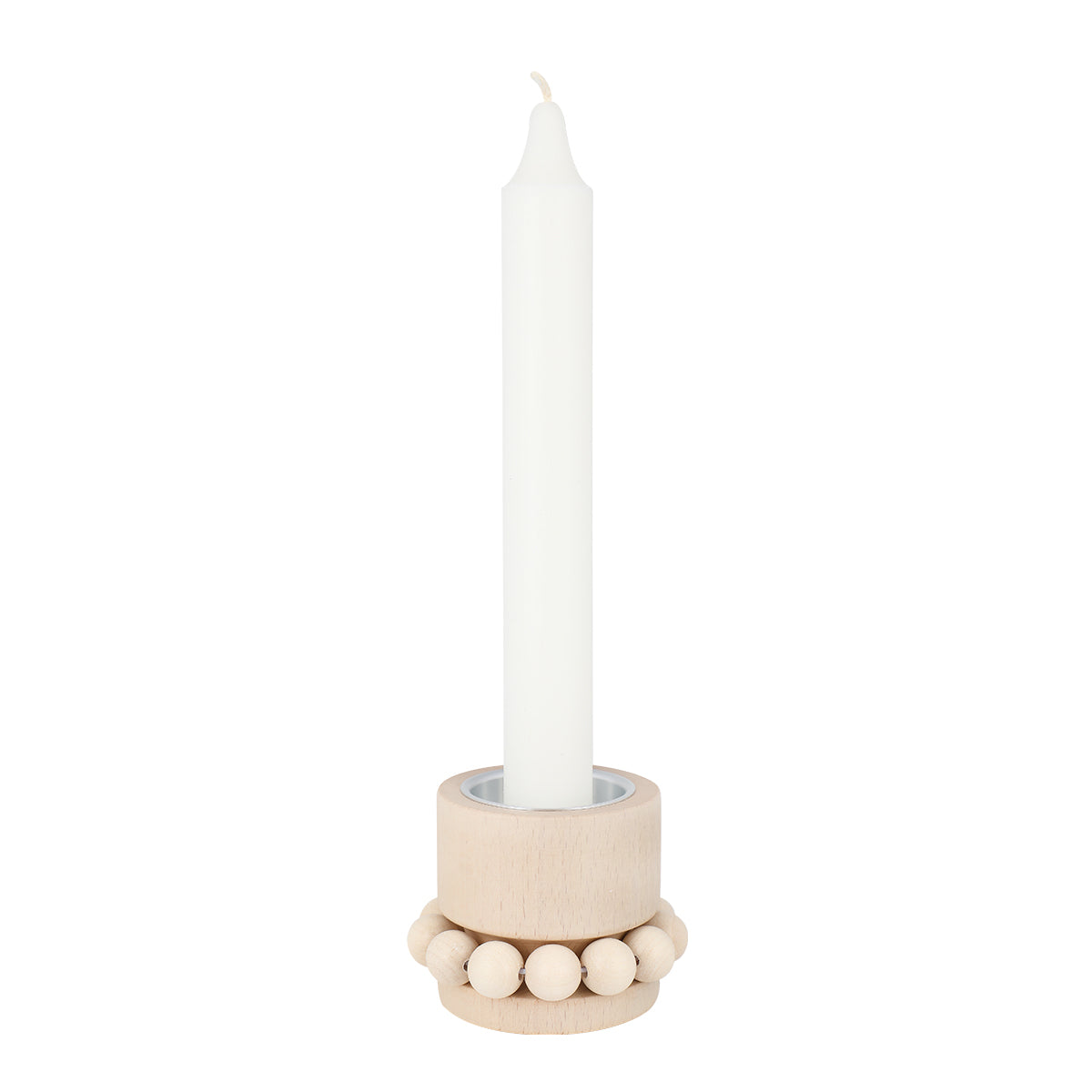 Prinsessa candleholder, varnished wood