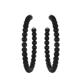 Sofia earrings, black
