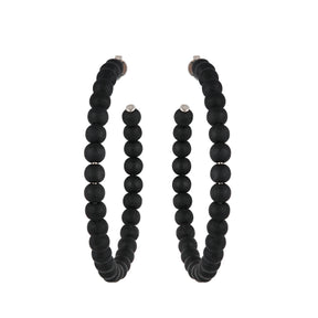 Sofia earrings, black