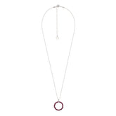 Sofia pendant, raspberry violet