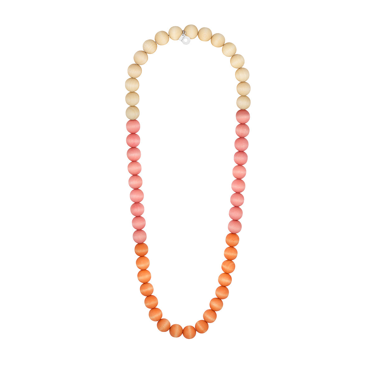 Suometar necklace, shades of orange