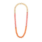 Suometar necklace, shades of orange