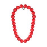 Suomi necklace, bright red