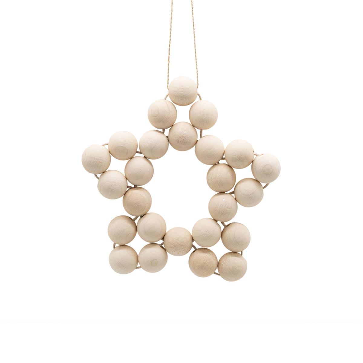 Star Ornament, 10 cm, white