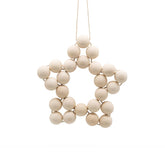 Star Ornament, 10 cm, white