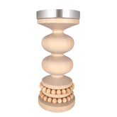 Tsaaritar candleholder, varnished wood