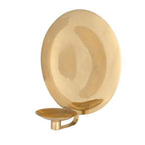 Uusikuu candle sconce, brass