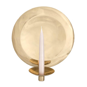 Uusikuu candle sconce, brass
