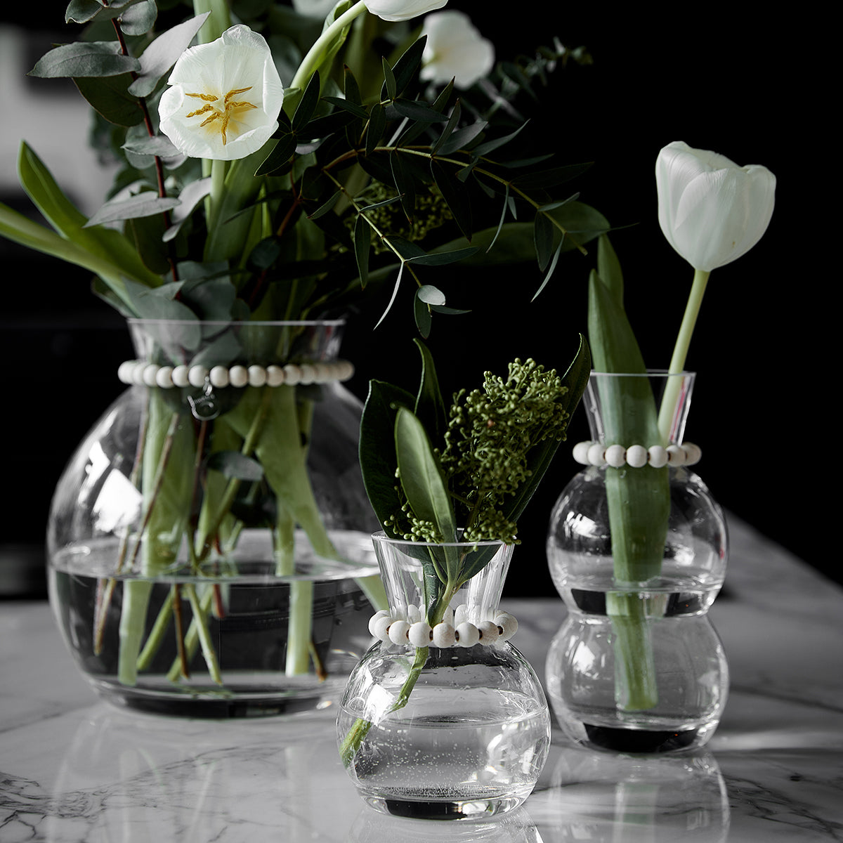 Kupla vase, clear, 16 cm