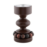 Prinssi candleholder, dark brown