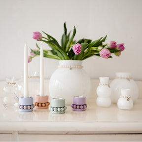 Prinsessa candleholder, light blue