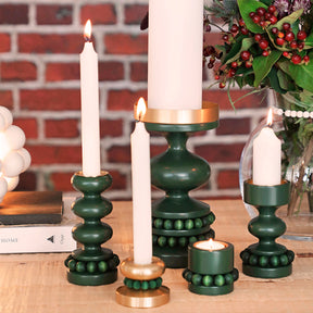 Miniprinssi candleholder, black and gold